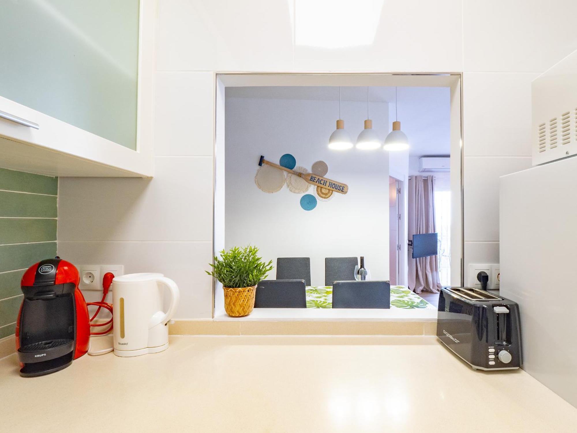 Apartment On Beach Mijas Sitio de Calahonda المظهر الخارجي الصورة